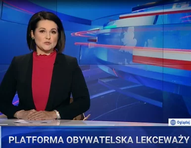 Miniatura: Kuriozalny materiał „Wiadomości” TVP....