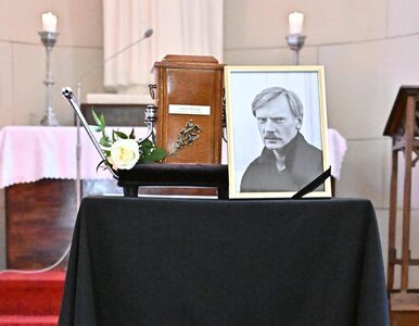 Miniatura: Pogrzeb Andrzeja Precigsa. Pożegnała go...