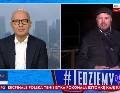 Miniatura: TVP Info. Michał Rachoń prowadził program...