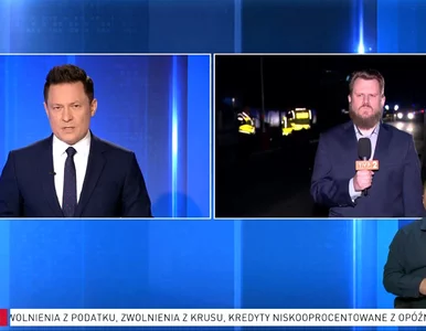 Miniatura: „O kur**, przepraszam”. Dziennikarz TVP...