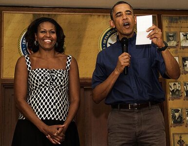 Miniatura: Barack i Michelle Obama dziękują Spike'owi...