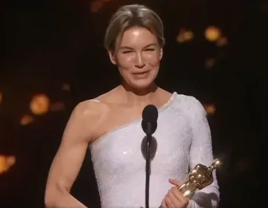 Miniatura: Renee Zellweger z nagrodą Akademii za rolę...